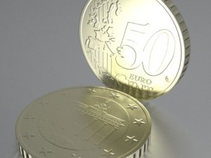 german euro coins 3D Model