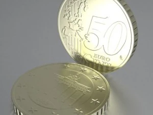 german euro coins 3D Model