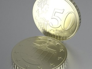 german euro coins 3D Model