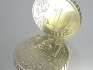 french euro coins 3D Model