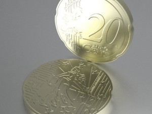 french euro coins 3D Model