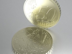 french euro coins 3D Model