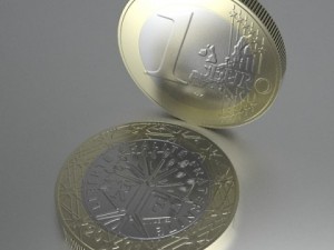 french euro coins 3D Model