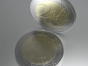 french euro coins 3D Model
