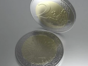 french euro coins 3D Model
