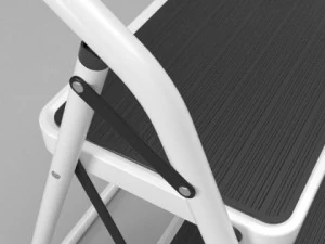 sgabello con gradini pieghevoli Modello 3D