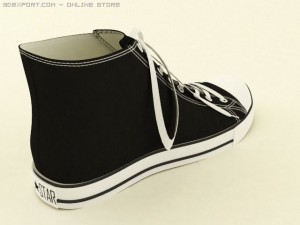 converse keds Modello 3D
