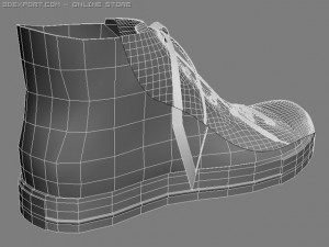 converse keds Modello 3D