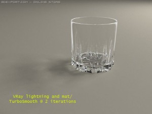 glass set 3D 模型