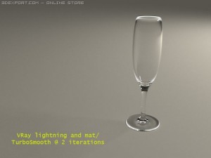 glass set 3D 模型