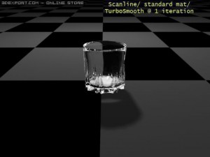 glass set 3D 模型