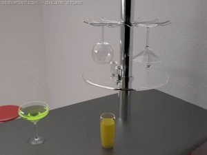 bar stand 3D Model
