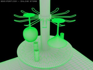 bar stand 3D Model