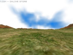 green fields landscape terrain 3D Model