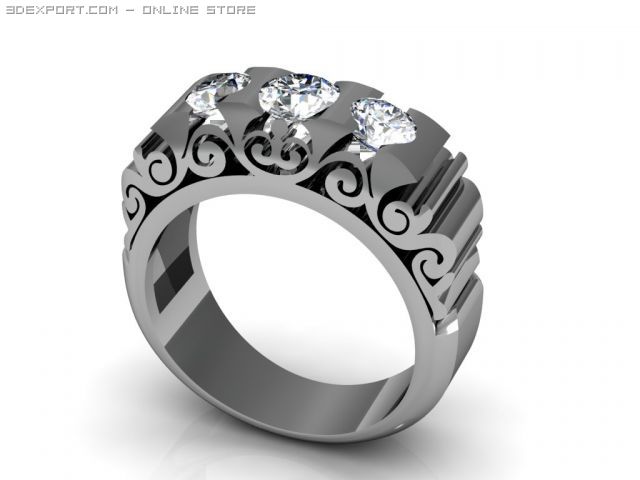 cool band 3D Model .c4d .max .obj .3ds .fbx .stl .blend 