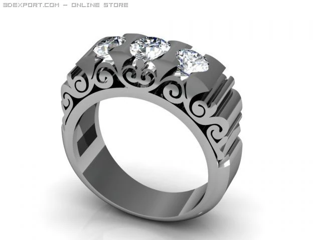 cool band 3D Model .c4d .max .obj .3ds .fbx .stl .blend 