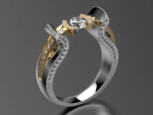 रिंग0011 3D प्रिंट मॉडल