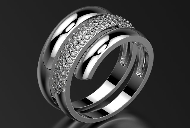 ring0014 Modelo de Impressão 3D .c4d .max .obj .3ds .fbx .stl .blend 