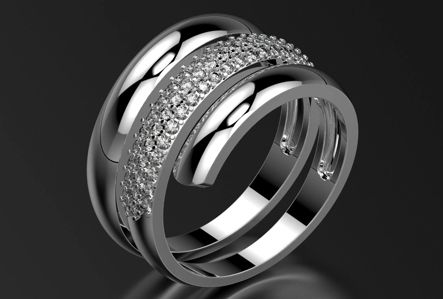 ring0014 3D Print Model .c4d .max .obj .3ds .fbx .stl .blend 