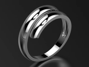 रिंग0018 3D प्रिंट मॉडल