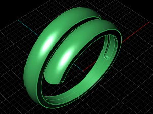 anel0018 Modelo de Impressão 3D