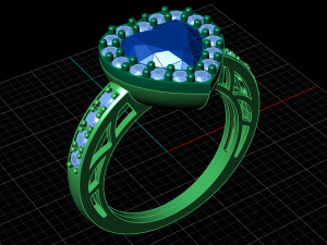 ring0021 Model Cetak 3D