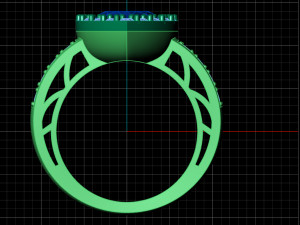ring0021 Model Cetak 3D
