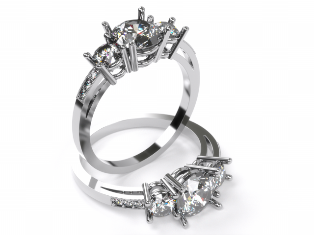 ring0025 3D Druckmodell .c4d .max .obj .3ds .fbx .stl .blend 