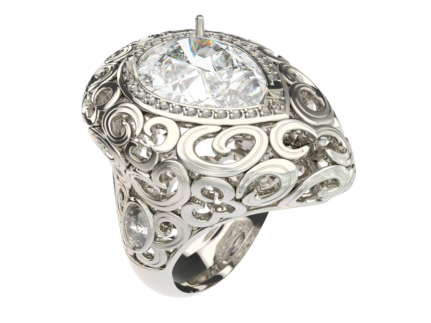 ring0029 3D Print Model .c4d .max .obj .3ds .fbx .stl .blend 