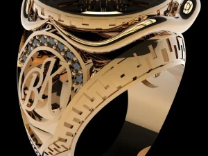 वृषभ वलय 3D मॉडल