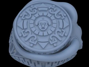 वृषभ वलय 3D मॉडल