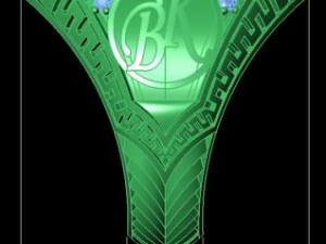 वृषभ वलय 3D मॉडल