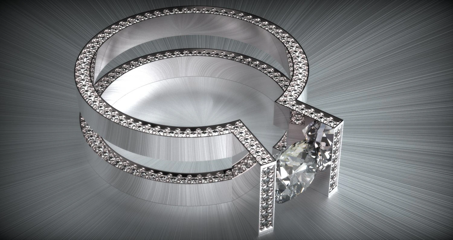 anneau Modèle 3D .c4d .max .obj .3ds .fbx .stl .blend