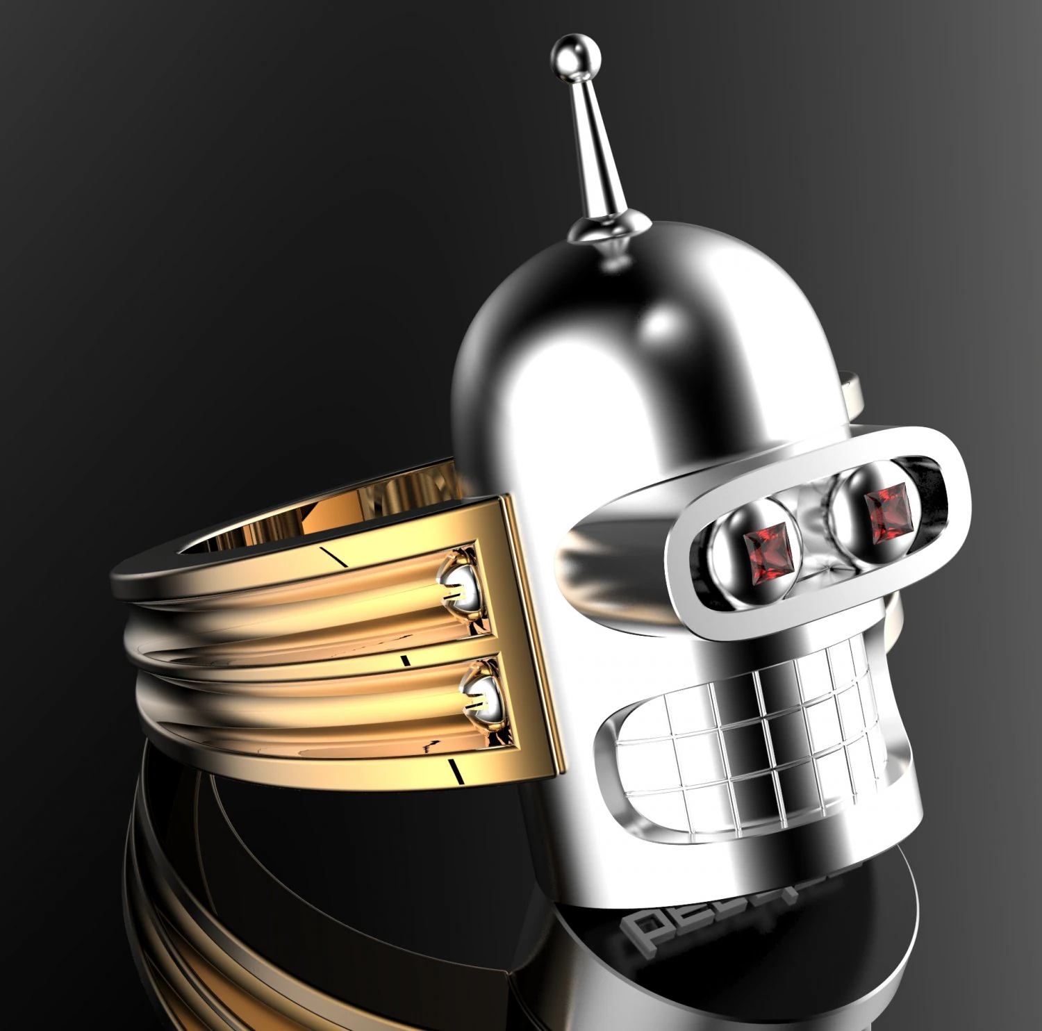 Бендер кольцо стиль 3D Модель .c4d .max .obj .3ds .fbx .stl .blend 