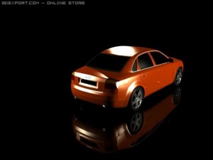 audi a4 2004 3D मॉडल