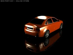 audi a4 2004 3D Model