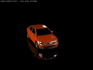 audi a4 2004 3D मॉडल
