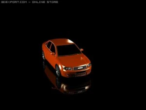 audi a4 2004 3D Model