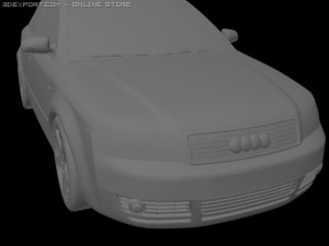 audi a4 2004 3D मॉडल