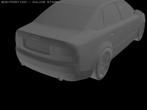 audi a4 2004 3D मॉडल