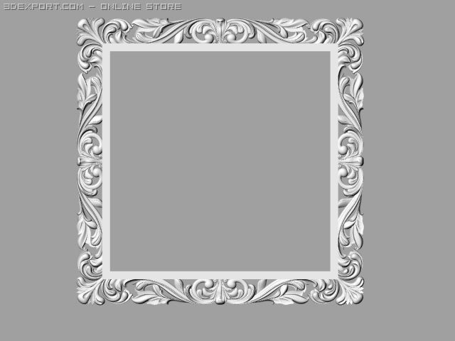 picture border Model 3D .c4d .max .obj .3ds .fbx .stl .blend 