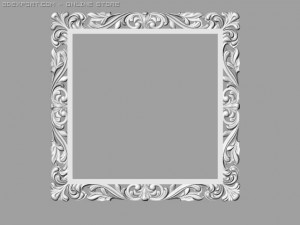 picture border Modello 3D