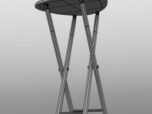 chair fowable taboeret chair 3D Model