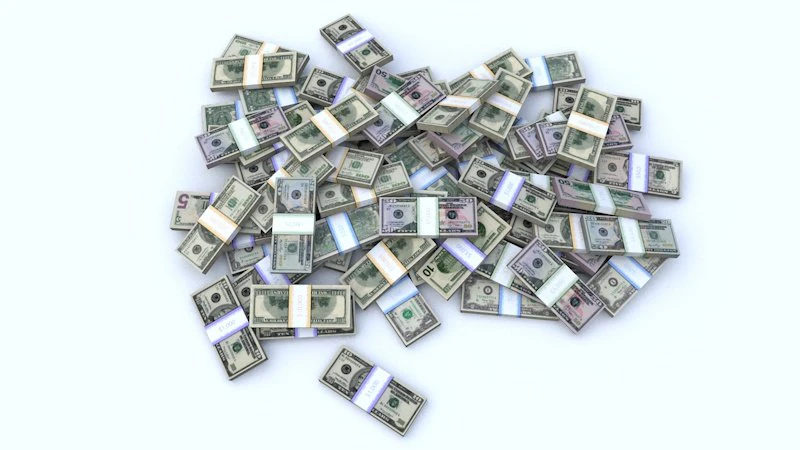 low poly money bricks 3D Model .c4d .max .obj .3ds .fbx .stl .blend 