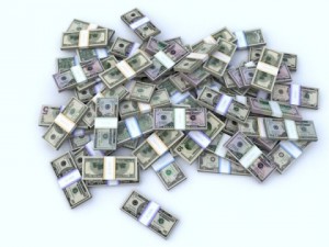 low poly money bricks 3D-Modell