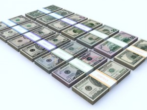 low poly money bricks 3D 模型