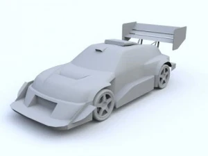 auto da prova low poly suzuki escudo pikes peak Modello 3D