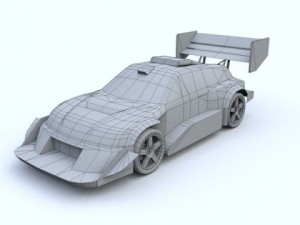 low poly suzuki escudo pikes peak trial car 3D 模型