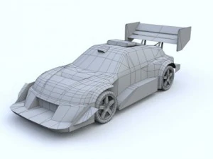 d&uuml;ş&uuml;k poli suzuki escudo pikes tepe deneme arabası 3D Model