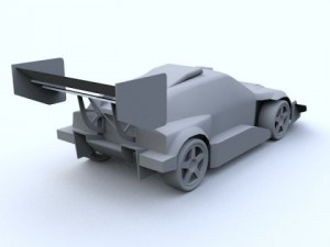 low poly suzuki escudo pikes peak trial car 3D 模型